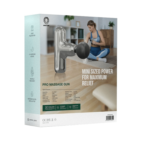 ماساژور تفنگی گرین لاین Green Lion مدل Pro Massage Gun - Image 3