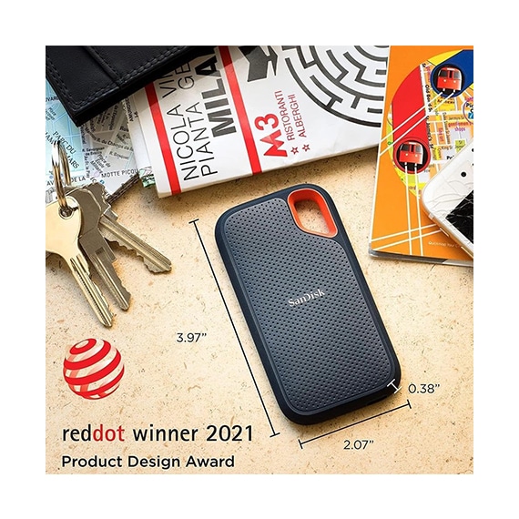 هارد اس اس دی اکسترنال سن دیسک مدلsandisk Extreme E61 ظرفیت 2 ترابایت - Image 6