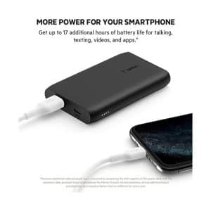 پاوربانک بلکین مدل belkin BPB004bt ظرفیت 5000 میلی آمپر ساعت