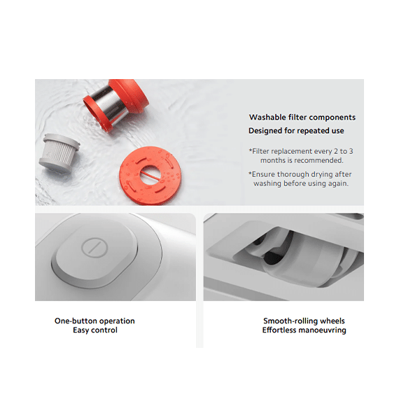 جارو برقی و کنه زدای شیائومی xiaomi مدل Mijia Wired Mite Remover 2 MJCMY02DY Vacuum Cleaner - Image 8