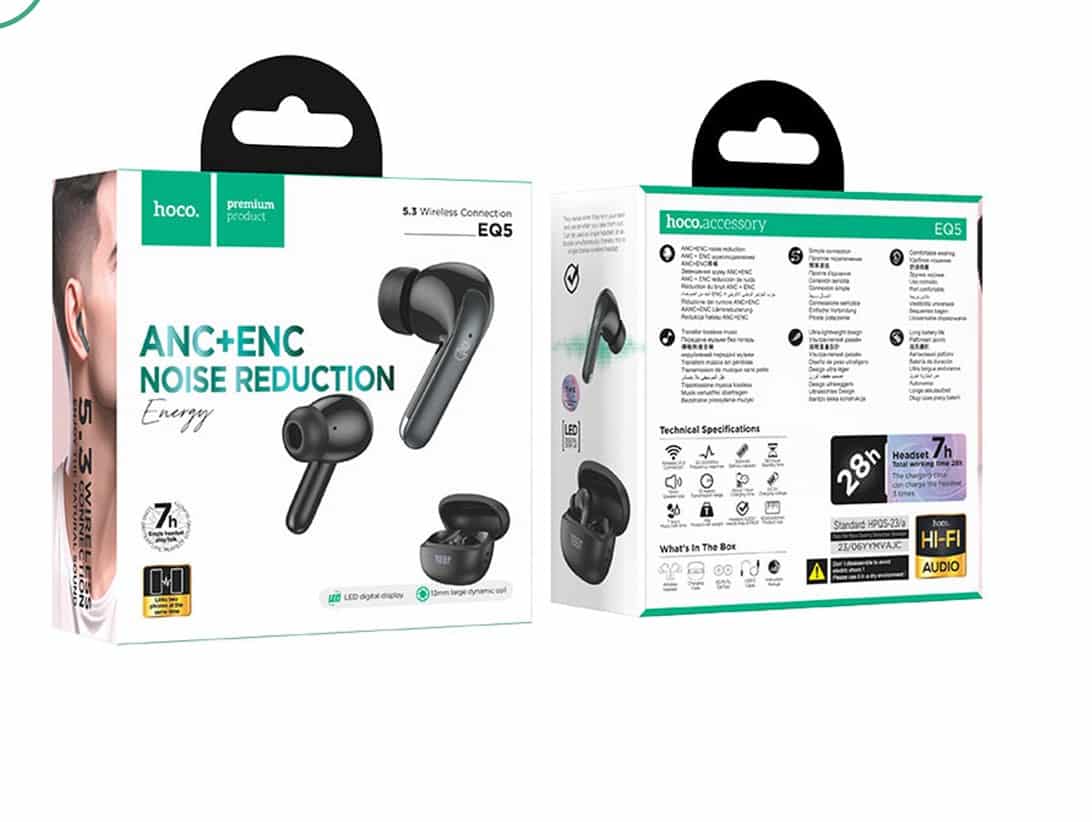 هدفون بلوتوثی هوکو hoco مدل EQ5 - Image 2