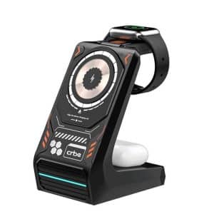 شارژر رو میزی بی سیم کربی CRBE مدل W102 3IN1