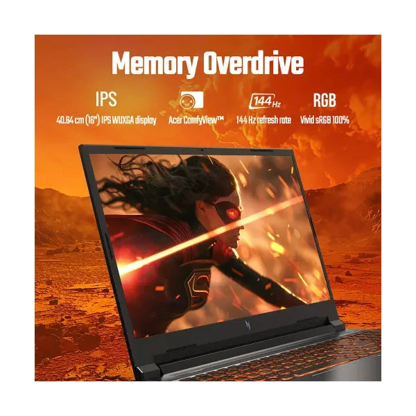 لپتاپ ایسر (acer) Acer Nitro V ANV16 Core i5 (14450H) - 16GB D5 - 512GB SSD- 6GB(4050) 16” WUXGA IPS 165Hz - Image 2