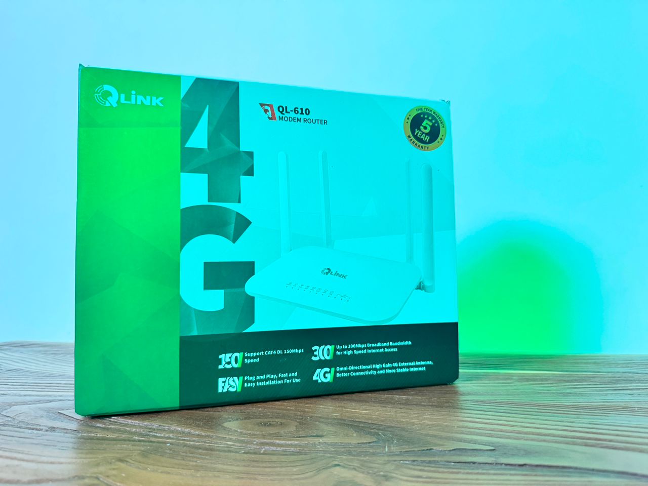 مودم روتر بی سیم 4G LTE کیولینک مدل QLink QL610 - Image 4