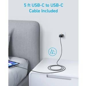 شارژر دیواری 20 وات انکر anker مدل B2348 به همراه کابل USB-C