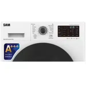 ماشین لباسشویی سام SAM مدل BL-Q1465/W – سفید  ظرفیت 8 کیلوگرم