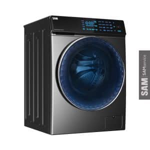 ماشین لباسشویی سام SAM مدل DD-P1485/IN-اینوکس ظرفیت 9 کیلوگرم