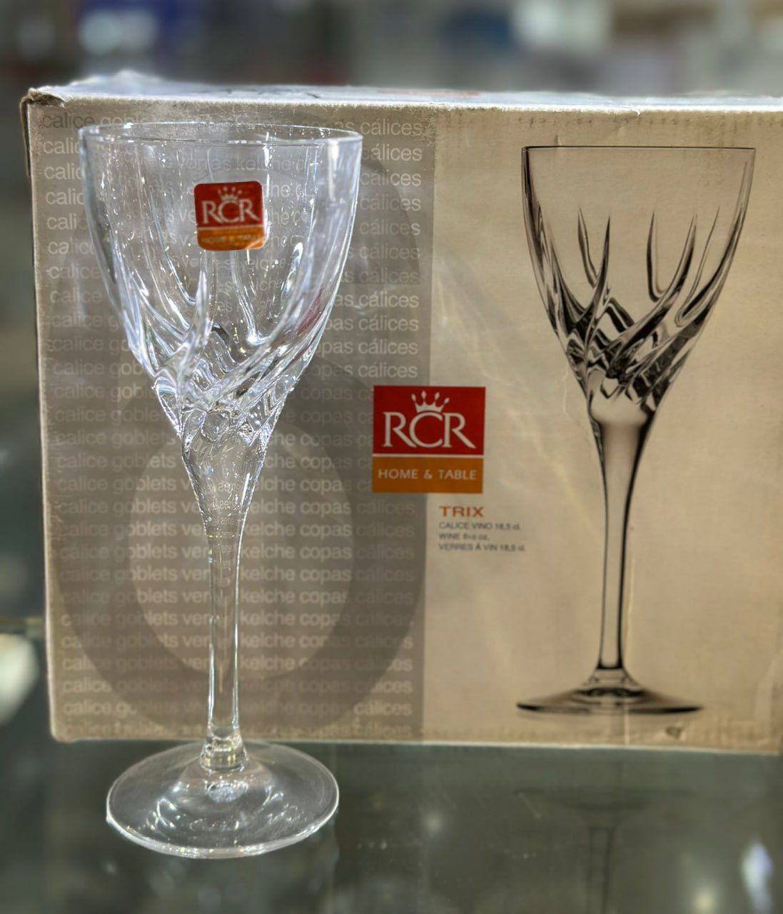 گیلاس 6 عددی ار سی ار RCR کد 239474