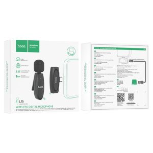 میکروفون بی سیم برند هوکو HOCO مدل L15 Type C با سری تایپ سی